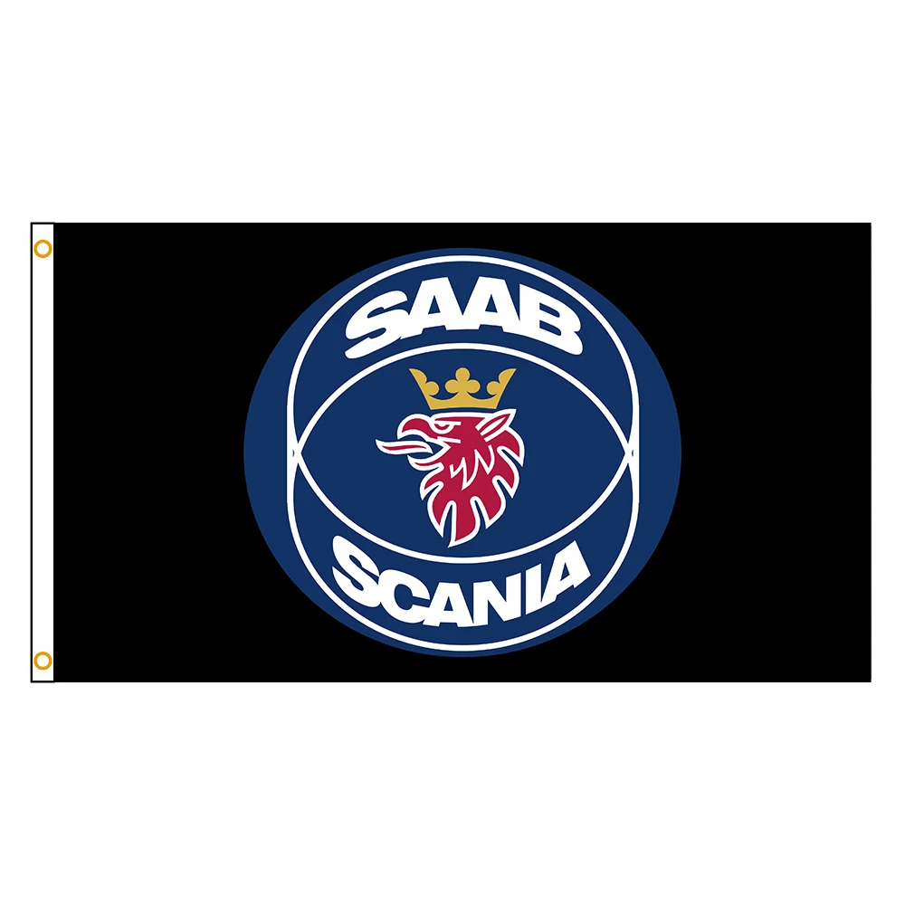 

3X5ft Sweden SAAB Scania Flag Polyester Printed Truck Banner-ft Flag Decor,flag Decoration Banner Flag Banner Decor