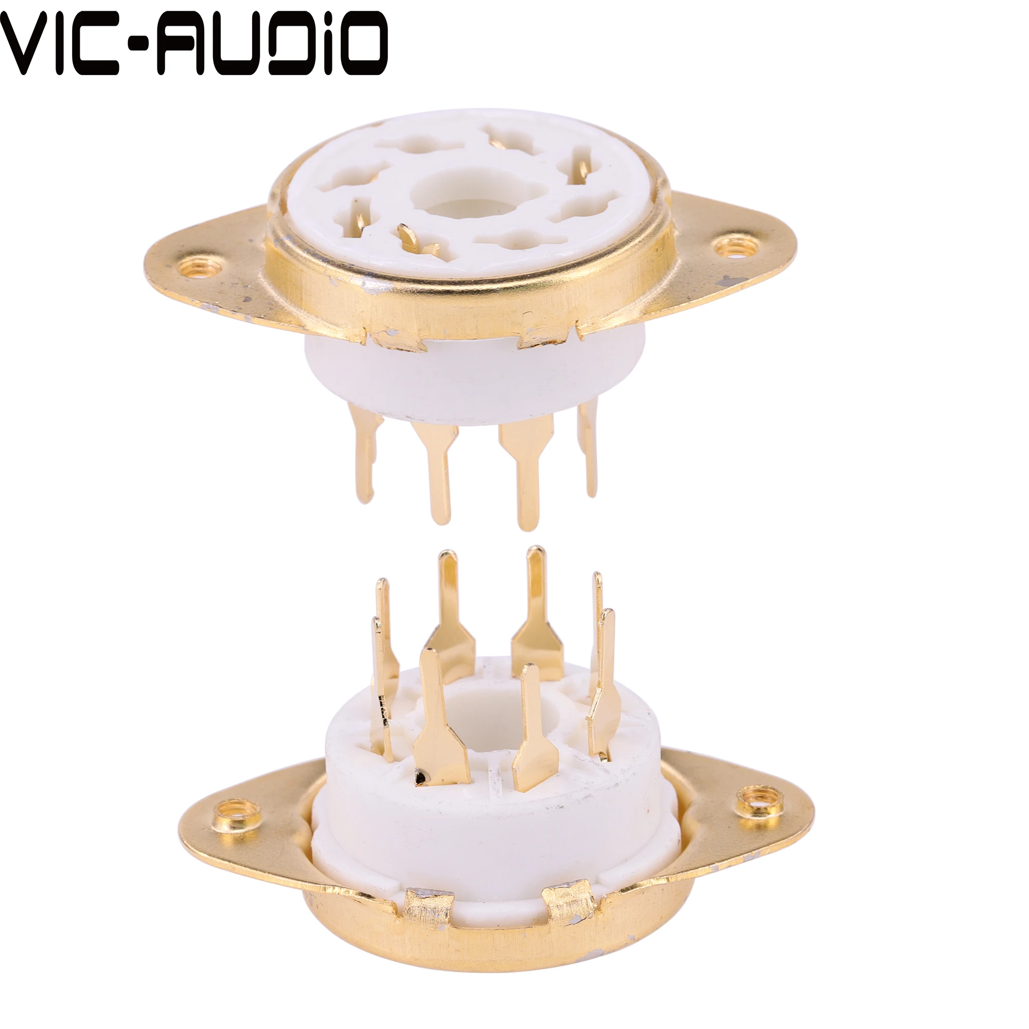 8-контактная трубчатая розетка керамическая Φ K8A винтажная клапана для KT88 6V6 6L6 EL34