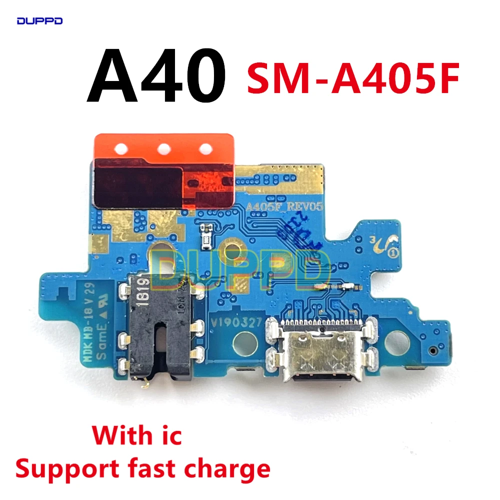 USB-разъем для док-станции зарядного устройства гибкий порт зарядки Samsung A40 A405 A405F