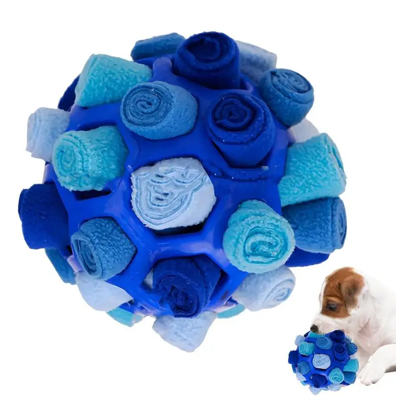 

Pet Leakage Food Sniffing Ball Toys Dog Tibetan Food Slow Feeding Rubber Ball Puzzle Interactive Feeder Puppy Sniff Ball