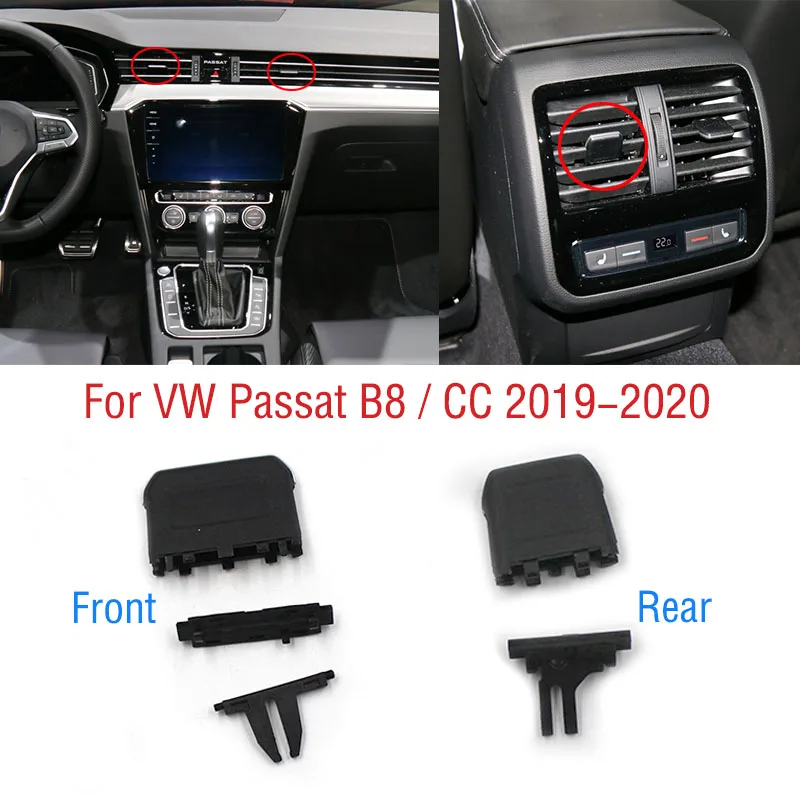 

1PC For VW Passat B8 CC 2019 2020 Car Front Dashboard Rear Air Conditioner Outlet A/C Air Conditioning Vents Tab Clip Pick