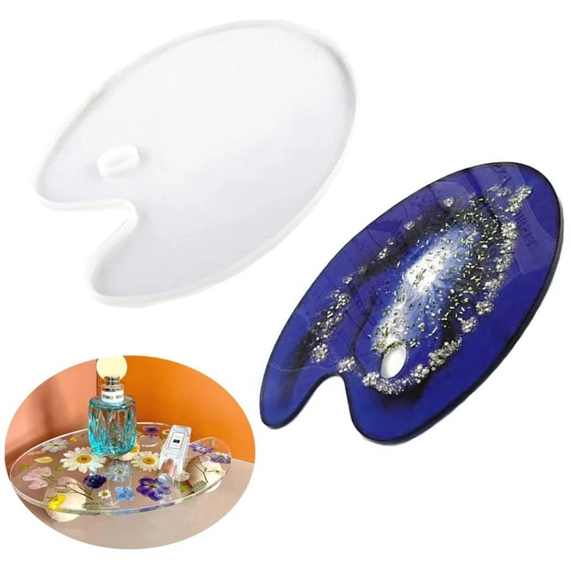 Форма для полимерной палитры ручной работы форма рисования подставка коврик