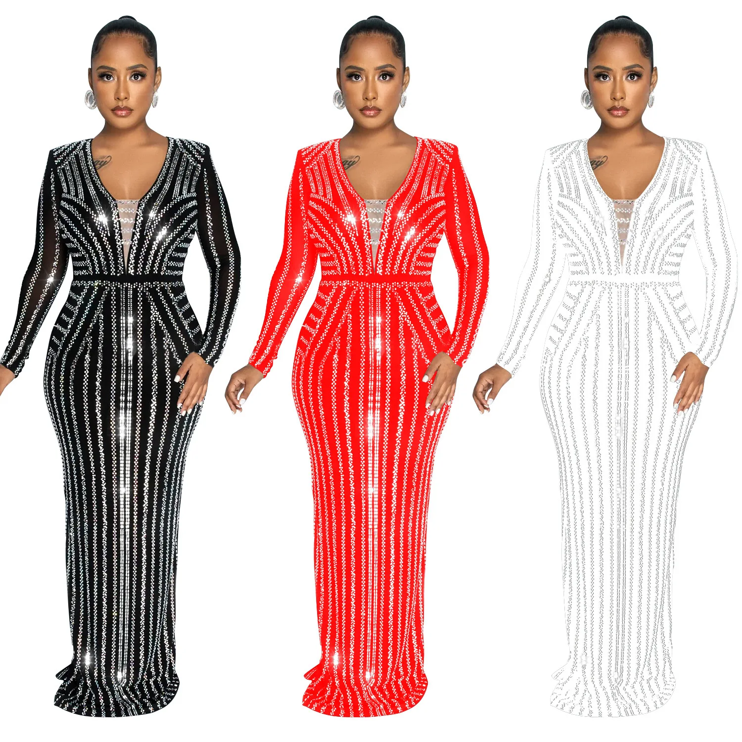 EINY Y2K блестящее серебристое платье-макси элегантное женское длинное платье со