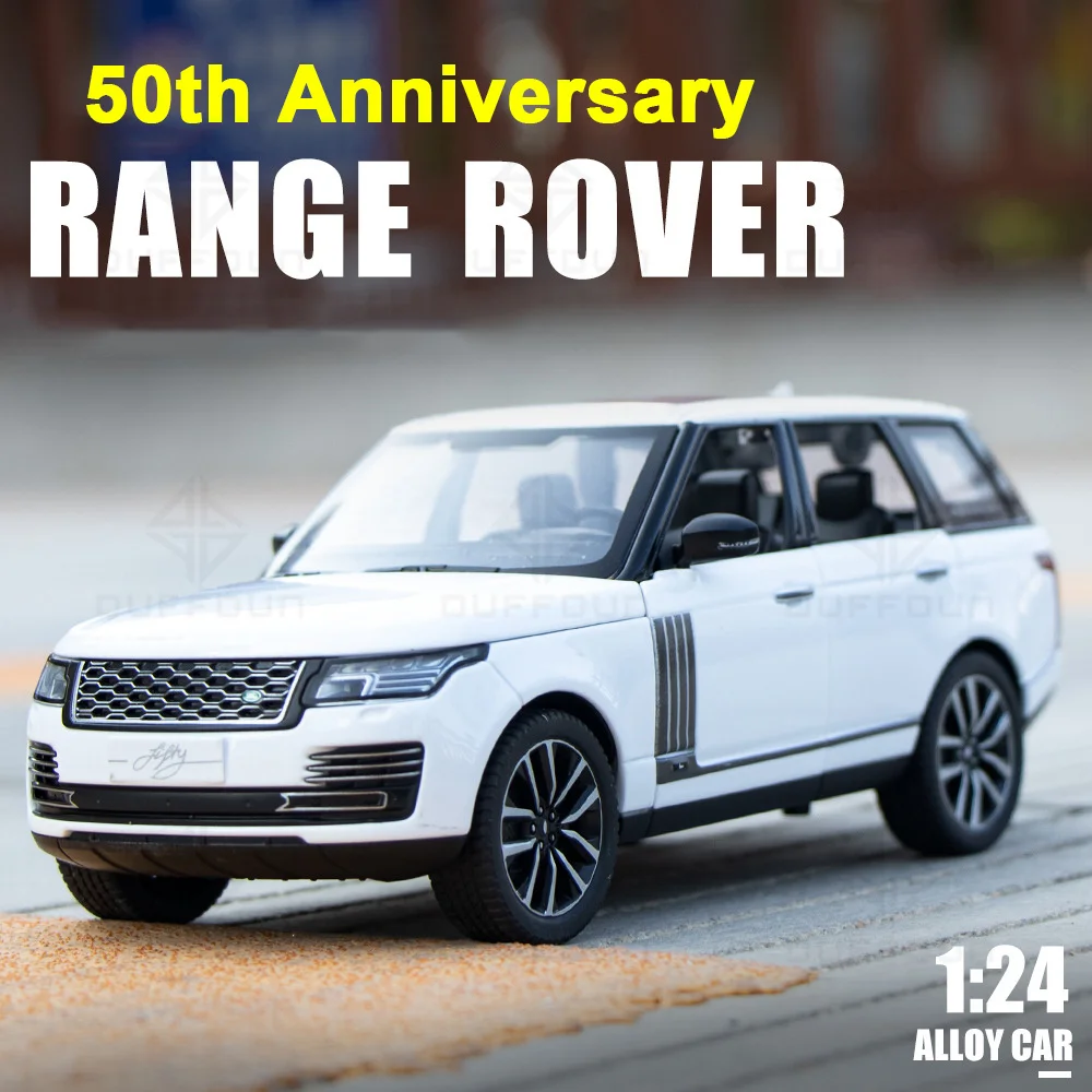 

1/24 50th Rover Range Alloy Toy Car Model Diecast Metal Off-road Car Pull Back Luxury Vehicles Cars Models Toy For Boys Gifts