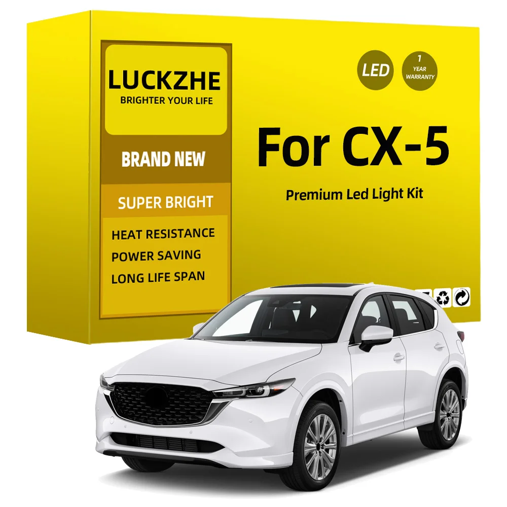 

11Pcs Car Led Interior Light Kit For Mazda CX-5 CX5 2013-2017 2018 2019 2020 2021 Reading Dome Map Lamp Canbus No Error