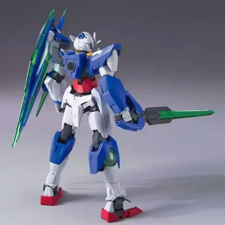 Фото Оригинальная фигурка аниме Bandai Gundam 00 (Double O) 1/144 HG Gundam 00 QAN [T] в сборе, модель, коллекционное украшение, праздничный подарок №3