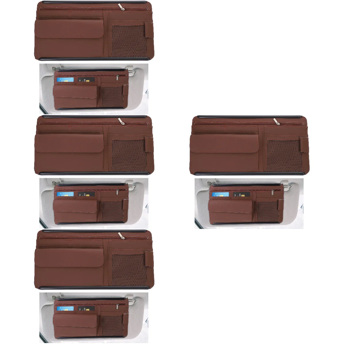 

4x Truck Sunglasses Holder For Car Sun Visor Organizer Car Visor Glasses Holder Storage Case Car Sunglasses Holder