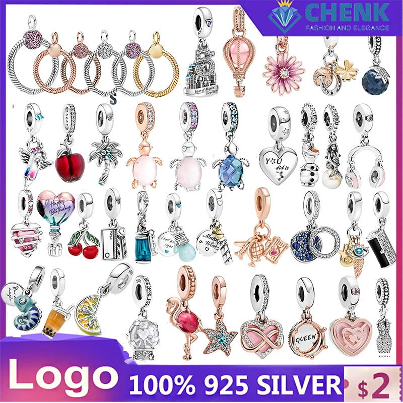 2022 Newest Sterling Silver High Quality Jewelry Silver S925 With Logo For Girls Festive Birthday Gifts Exquisite Jewelry