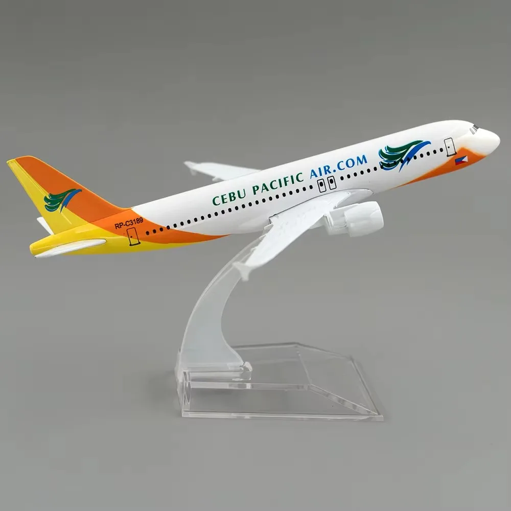 Металлическая копия самолета в масштабе 1:400 320 16 см!) Pacific Philippines A320 литая модель