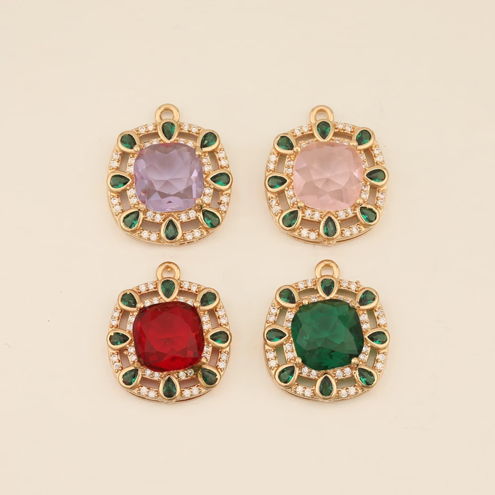 

20 шт., медные металлические принадлежности для ювелирных изделий, 18 х21 мм