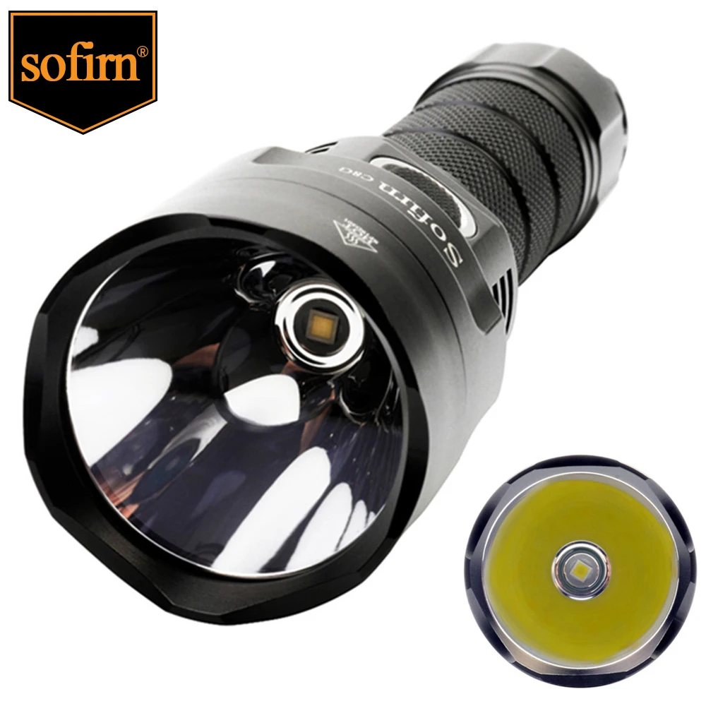 Sofirn C8G Powerful LED Flashlight 21700 SST40 18650 With Po