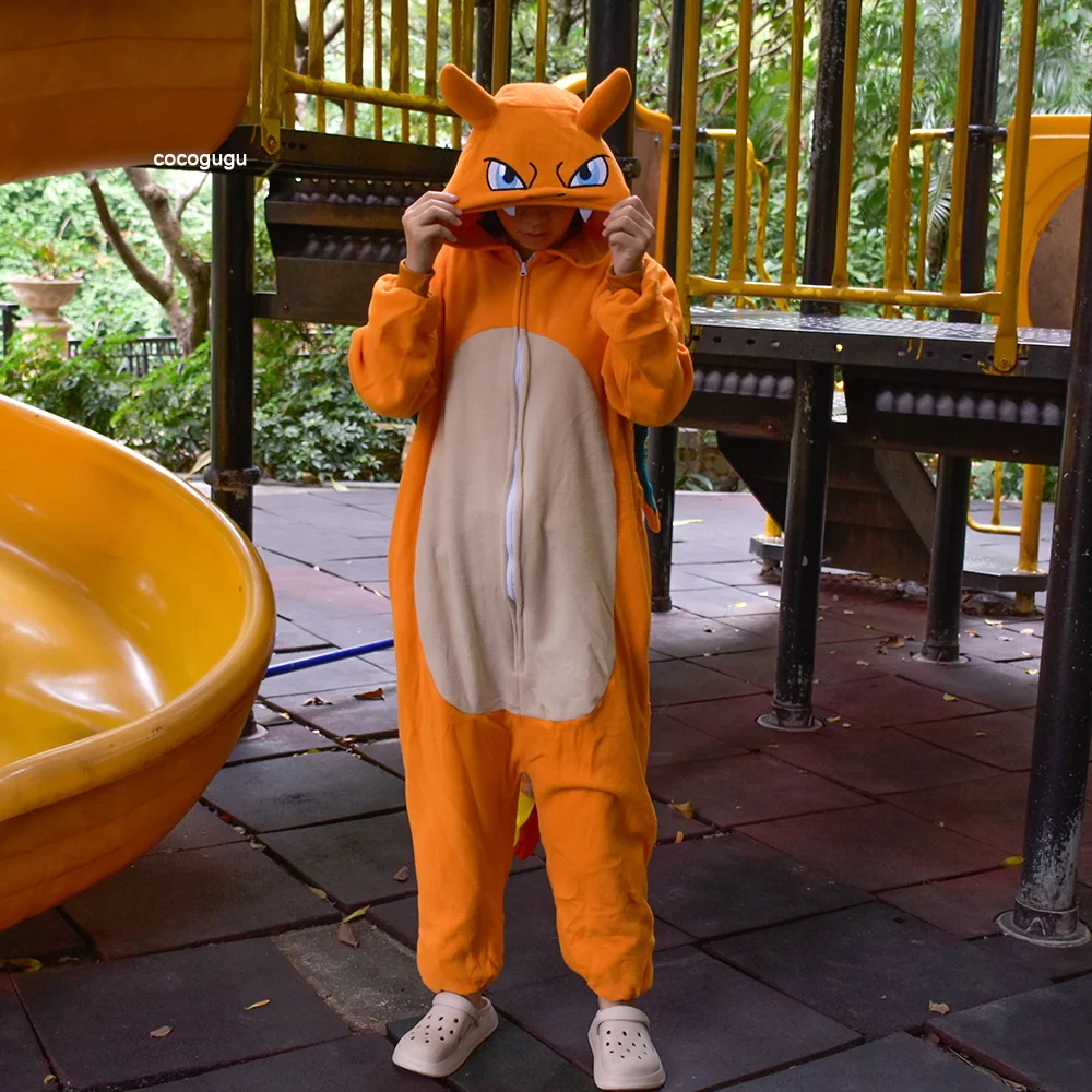 Костюм Покемона Чаризарда для взрослых мужчин и женщин комбинезон аниме наряд