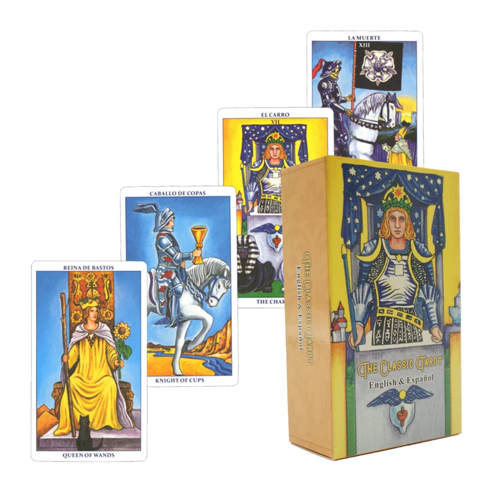 

Tarot Deck in Spanish Divination Cards for Beginners with Book Board Games Astrology Spanish Tarot Oracle Deck Oraculos