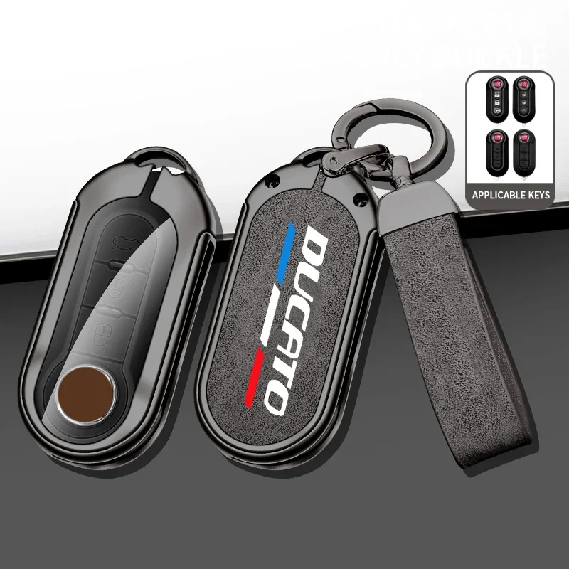 

Автомобильный чехол для ключей из цинкового сплава, сумка для Fait Abarth Bravo ARGO 500 Ducato Punto Panda, автомобильный брелок для ключей, металлический корпус, украшение, аксессуары