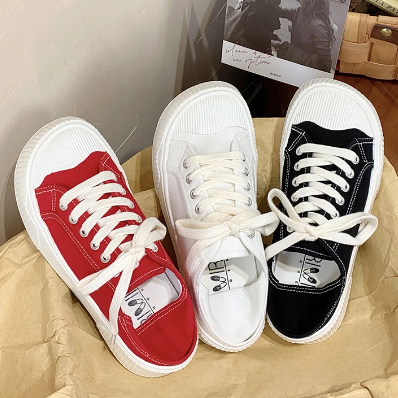 

Summer Biscuits Shoes Women Outdoor Sneakers Female Candy Color Classic Canvas Shoes New Fashion Women Flats Casual Shoes