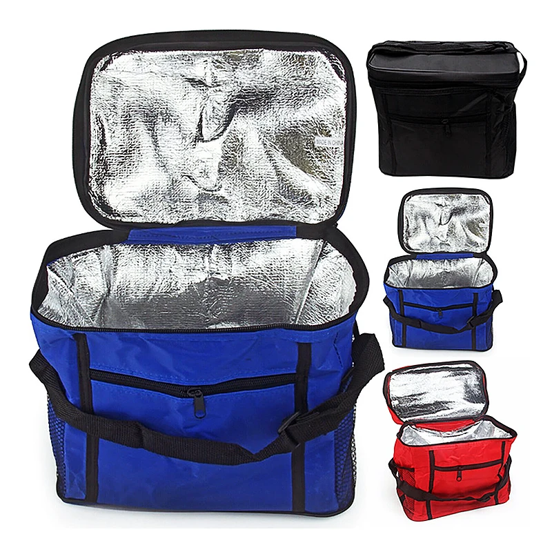 

1PCS Portable Lunch Cooler Folding Insulation Picnic Ice Pack Food Thermal Bag Drink Carrier Insulated Bags Food Delivery Bag