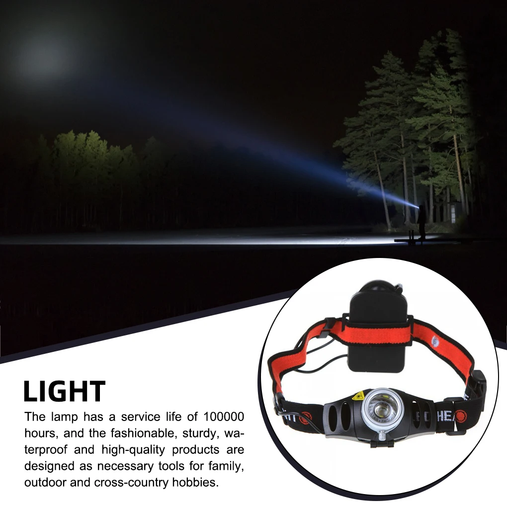 

Телескопический налобный фонарь с регулируемой яркостью