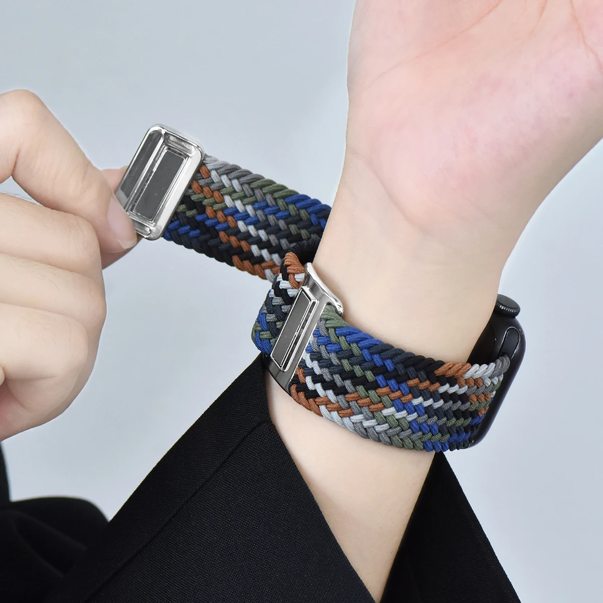 

Ремешок нейлоновый для Apple Watch Band 45 мм 41 мм 42 мм 38/40/44/49 мм