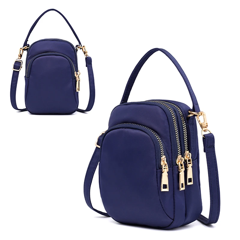 

Women Handbags Multi-layer Practical Small Crossbody Shoulder Bags Simple Casual Cell Phone Bags Ladies Girls Coin Purse 2022