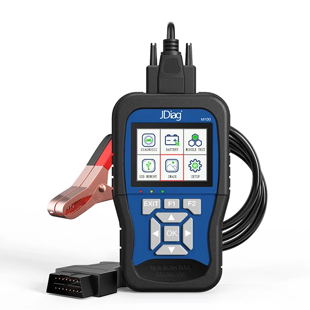 

Original Factory Simple JDiag M100 Motorcycle Diagnostic Tool Without Cable Motor Scan Battery Tester For Most Motor Brands