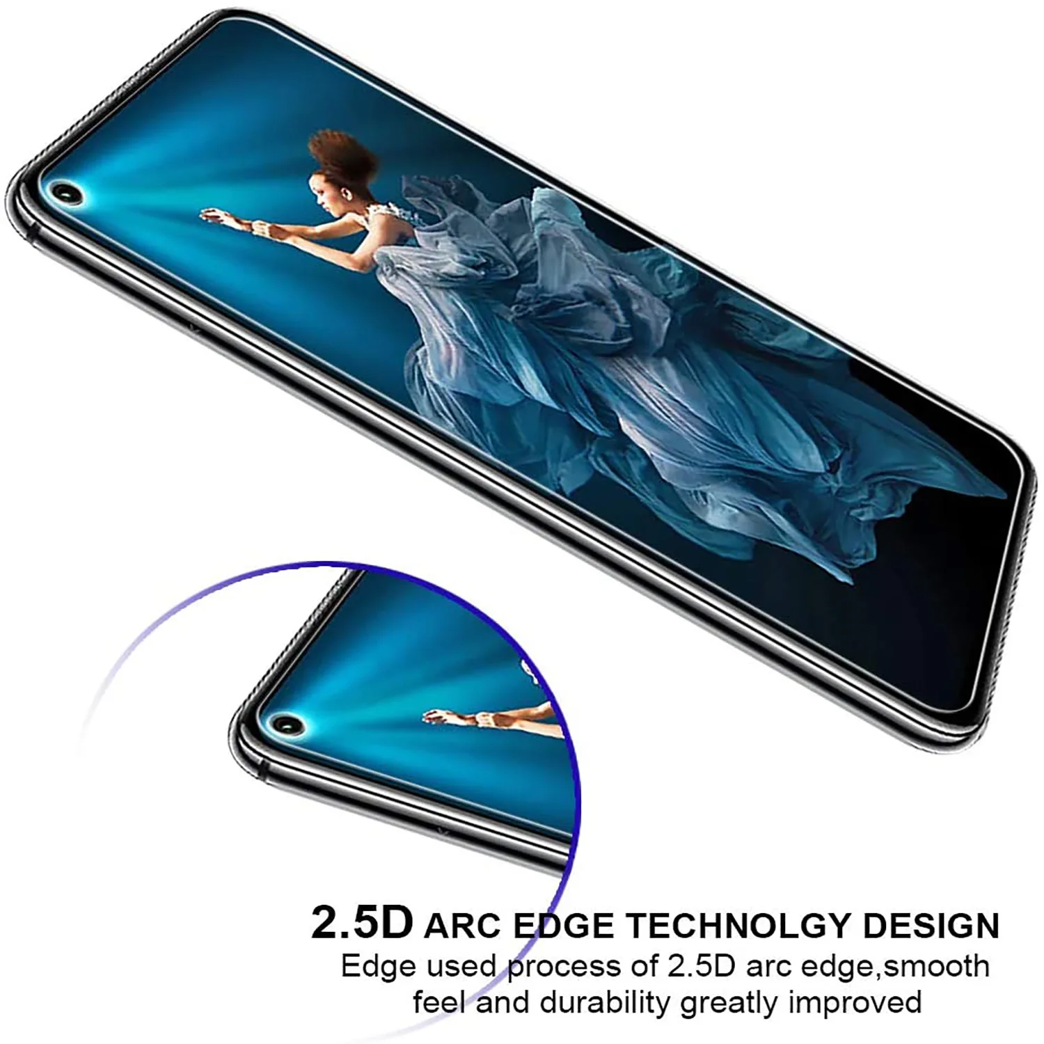 2/4Pcs Screen Protector Glass For Honor 20 20Pro 20e Lite Tempered Glass Film