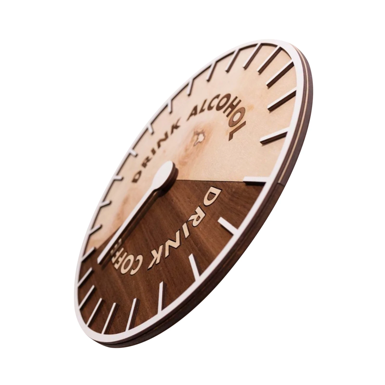 

Настенные часы для напитков, кофе, деревянные креативные настенные часы, винтажные кухонные часы для вина, ручное управление временем