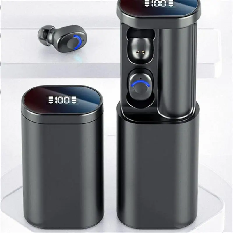 

Explosive English Version Of Touch Wireless Binaural Bluetooth Headset With Touch Power Display Ultra Long Standby Headset
