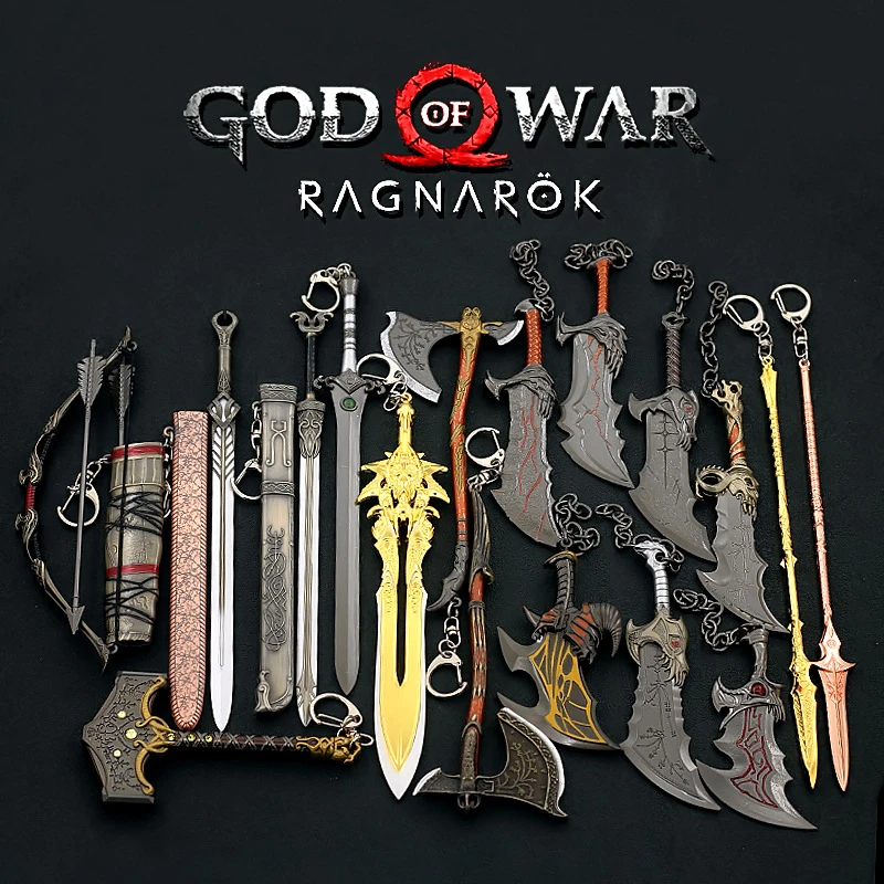 

God of War Weapon Kratos Blades of Chaos Game Anime Katana Sword Weapon Meta Model Medieval Gaming Periphery Sword Toys for Boys