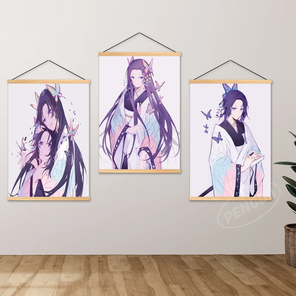 Настенная картина из аниме на холсте постер с изображением рассекающих демонов