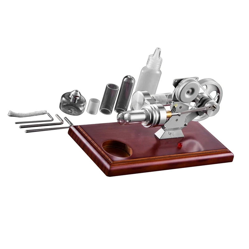 Ретро стиль горячего воздуха двигатель Стирлинга модель маховика дизайн