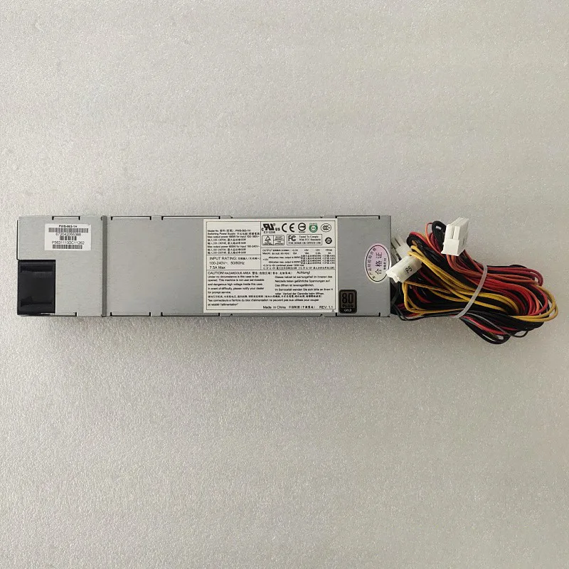 

Original For Supermicro PWS-563-1H 600W 1U Server Industrial Control Equipment Power Supply High Quality Fully Tested Fast Ship