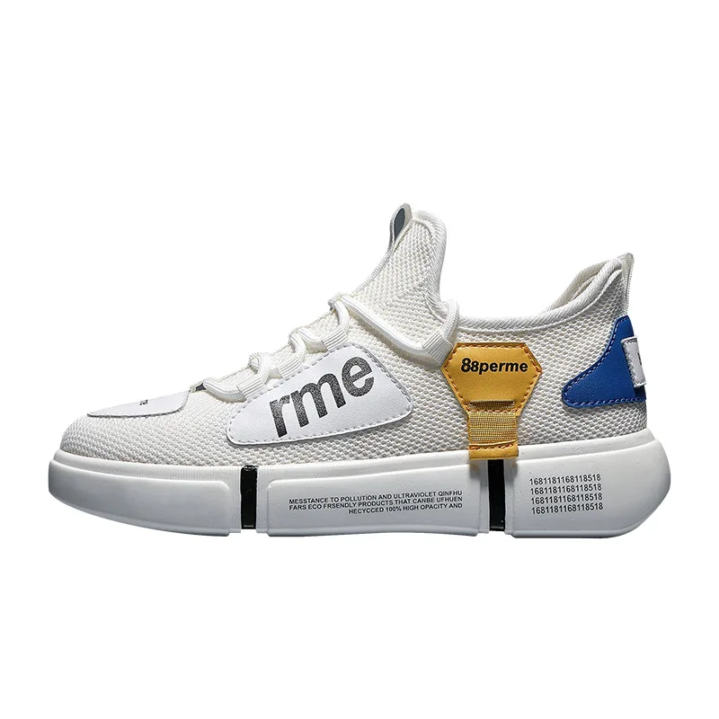 

FOR Casual white shoes men's wild INS tide shoes personality sneakers men's shoes fashion color matching color flat bottom shoes