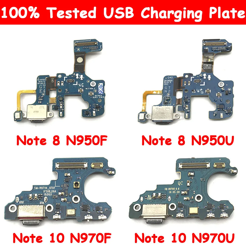 

10 шт. USB-порт для зарядки микрофона док-разъем гибкий кабель для Samsung Note 20 Ultra Note 8 9 10 Lite N950F N970F