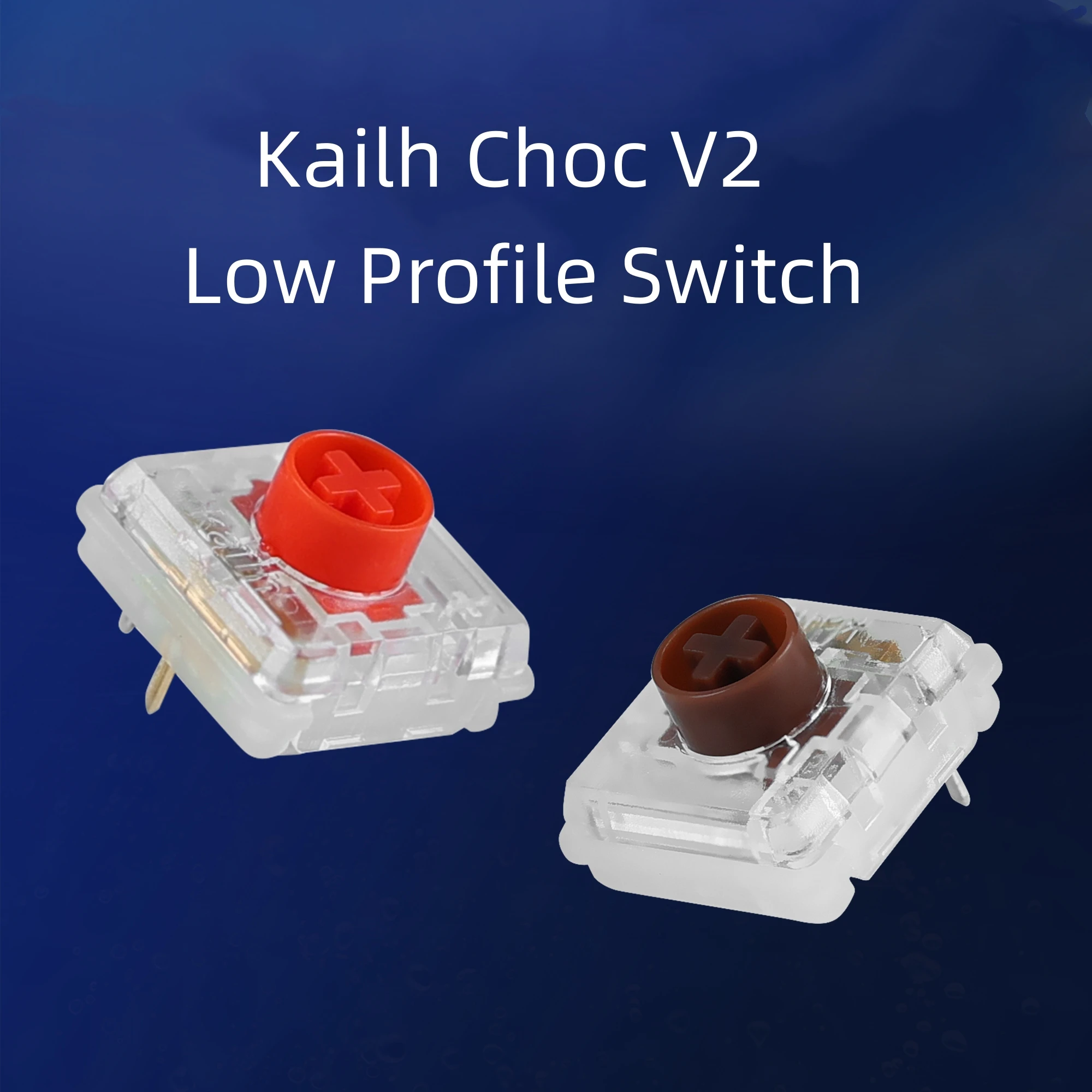 Kailh Choc V2 Low Profile Switch 1353 Chocolate Mechanical Keyboard Switches Custom DIY Tactile Linear Red Brown