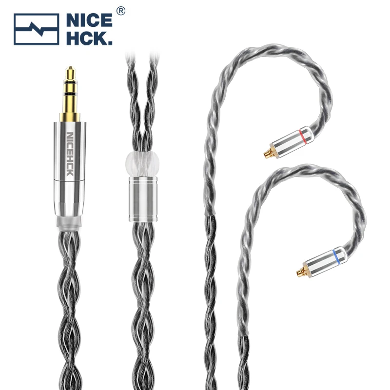 

NiceHCK BlackJelly Cable Graphene Hybrid 7N OCC Earphone Upgrade Wire 3.5/2.5/4.4mm MMCX/2Pin/QDC For Lofty Topguy NX7 MK3 DQ6