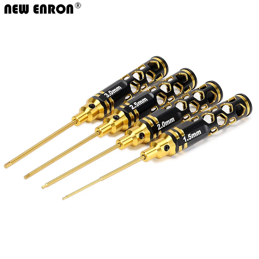 

NEW ENRON 1.5/2/2.5/3mm Metal Hex Nut Hexagon Screwdriver Driver Tool Kit For RC Axial SCX24 Tamiya Traxxas Car Helicopter Boat