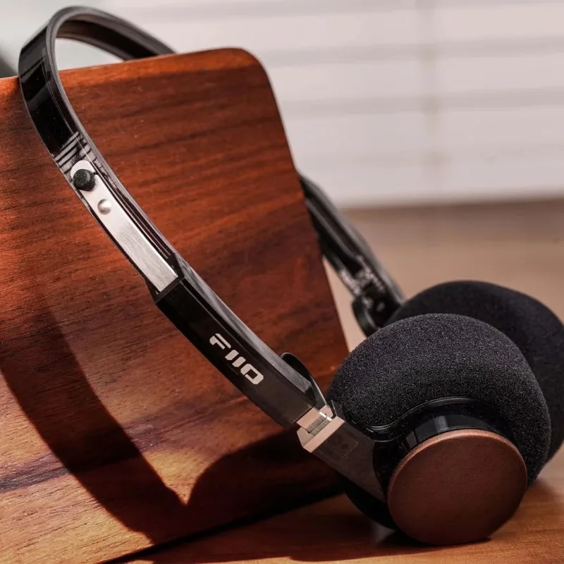 Фото Беспроводные наушники FiiO EH11 Bluetooth, полноразмерные, ретро-дизайн, с 40-мм динамическим драйвером, механический корпус №3