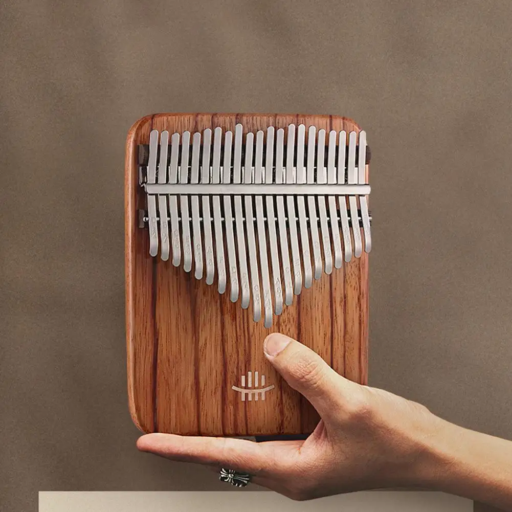 

17 Key Kalimba Thumb Piano Mahogany Musical Instrument Beginner Hammer With African Tuning Kalimba Accessory Instructions X3H6