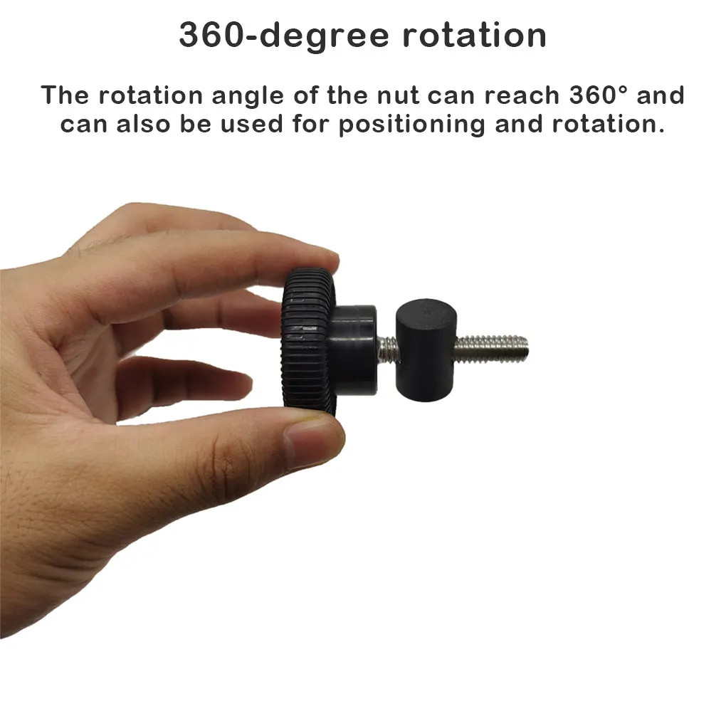 

Adjustment Screw Wear-resistant Anti-skidding Bolt 360-degree Rotating Nut