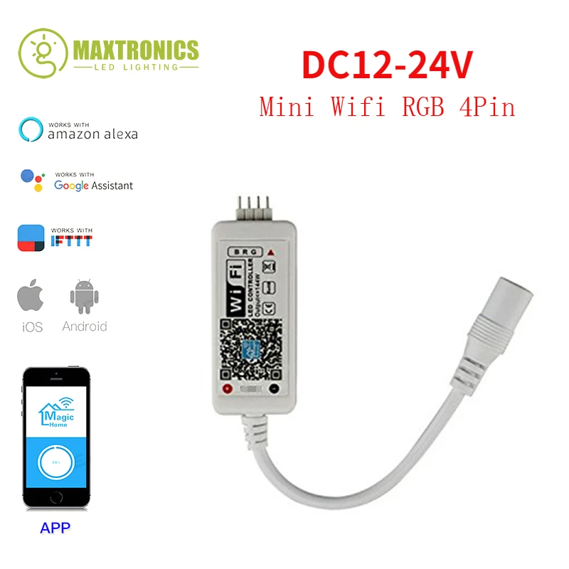 Magic Home RGB/RGBW Wi-Fi контроллер для светодиодной ленты