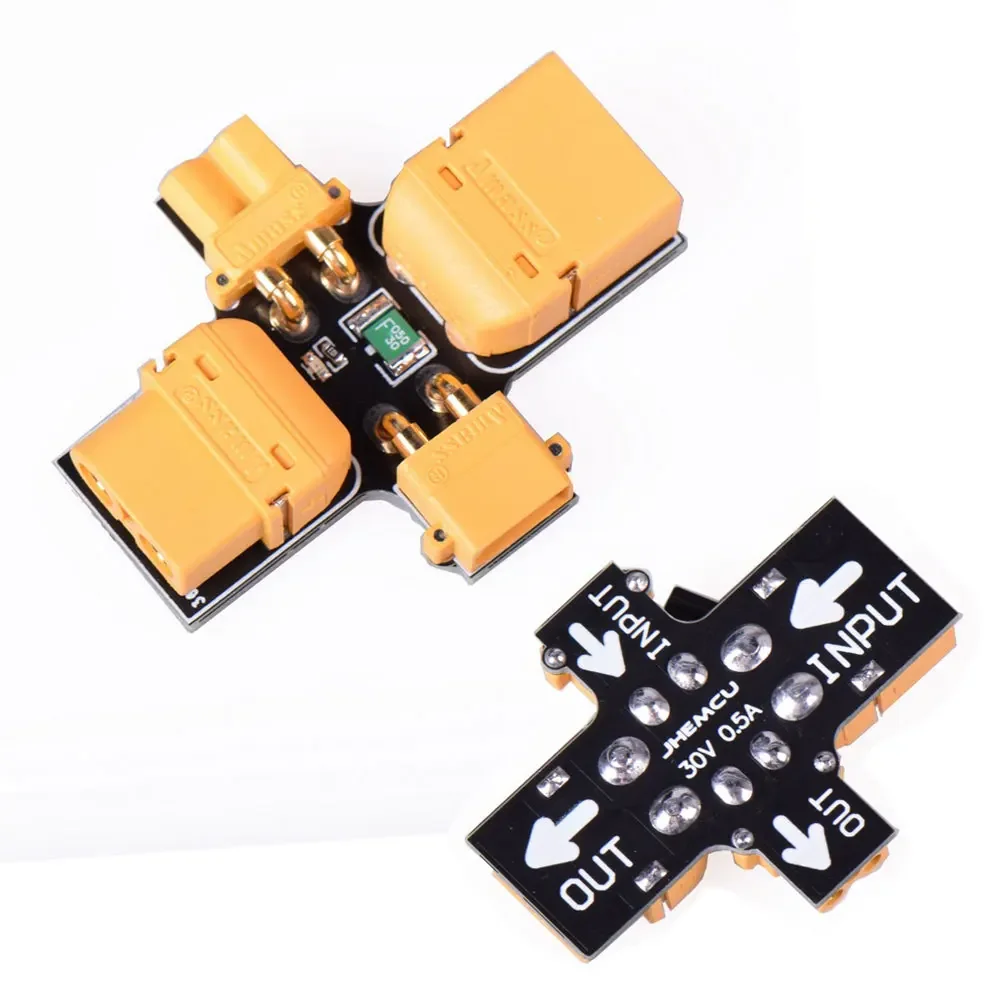 Фото JHEMCU Smoke Stopper XT30 XT60 (штекер/гнездо) 1-6S, самовосстанавливающийся, с функцией сброса, инструмент для тестирования защиты от дымовых сигнализаторов для радиоуправляемых моделей, FPV дронов, лодок, запчасти №5