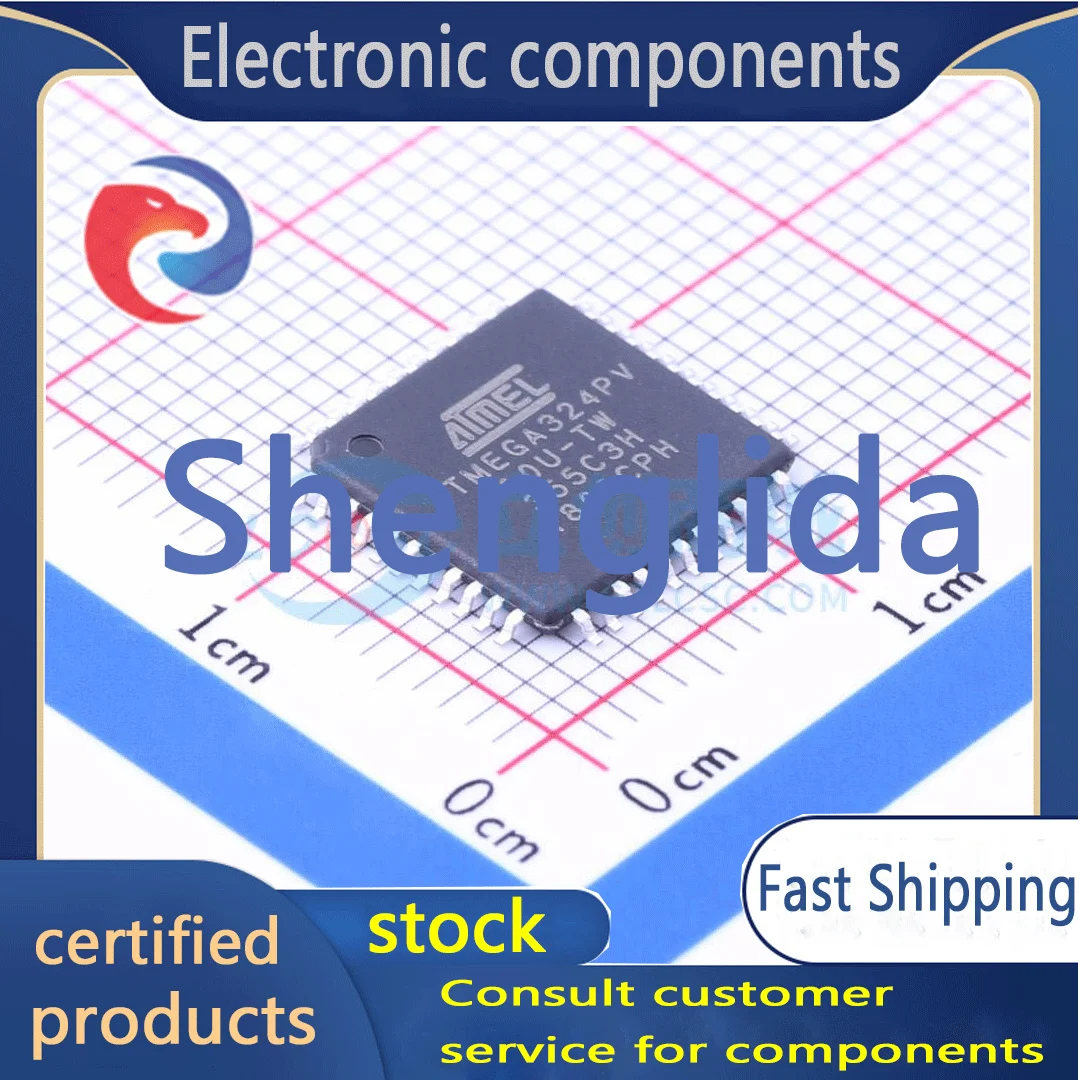 

ATMEGA324PV-10AU package TQFP-44_ 10x10x08P processor brand new stock 1PCS