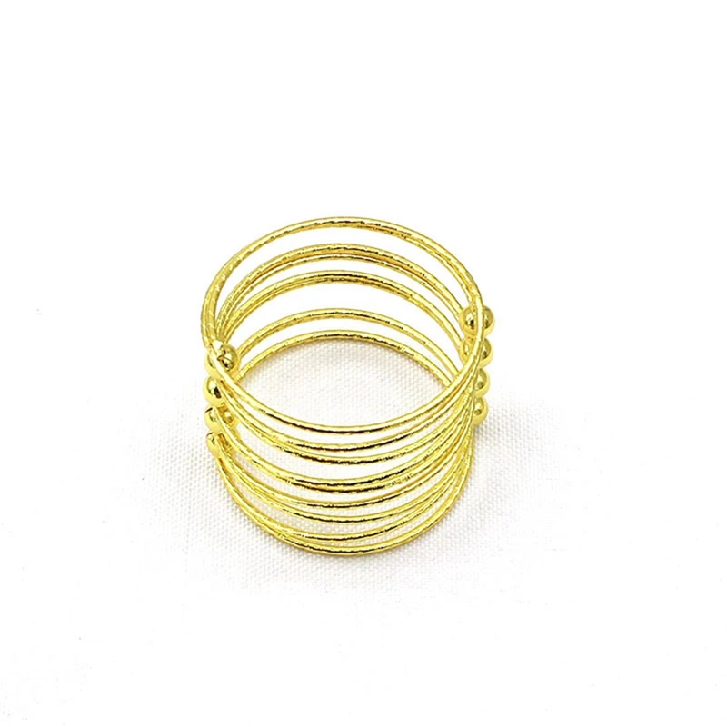 

Napkin Rings,Napkin Rings Holder,Handmade Round Mesh Napkin Rings Holder for Dining Table Parties Everyday