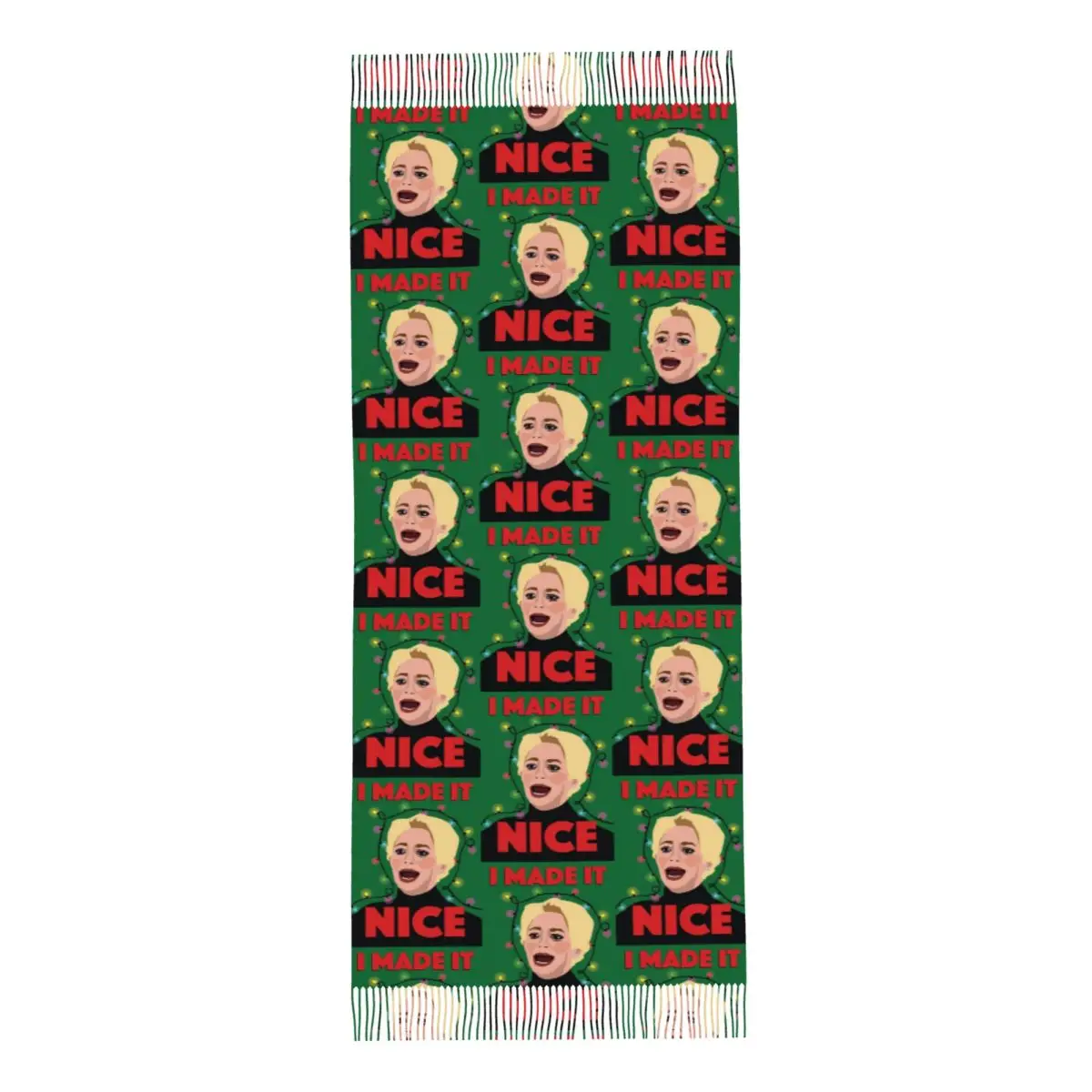 Рождественский шарф Dorinda Medley I Made It Nice Rhony шарфы с кисточками женские мягкие теплые