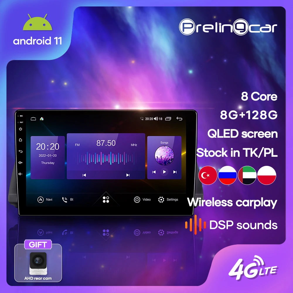 

Prelingcar Android 11.0 For Dacia Sandero Car Radio Multimedia Video Player GPS Navigation