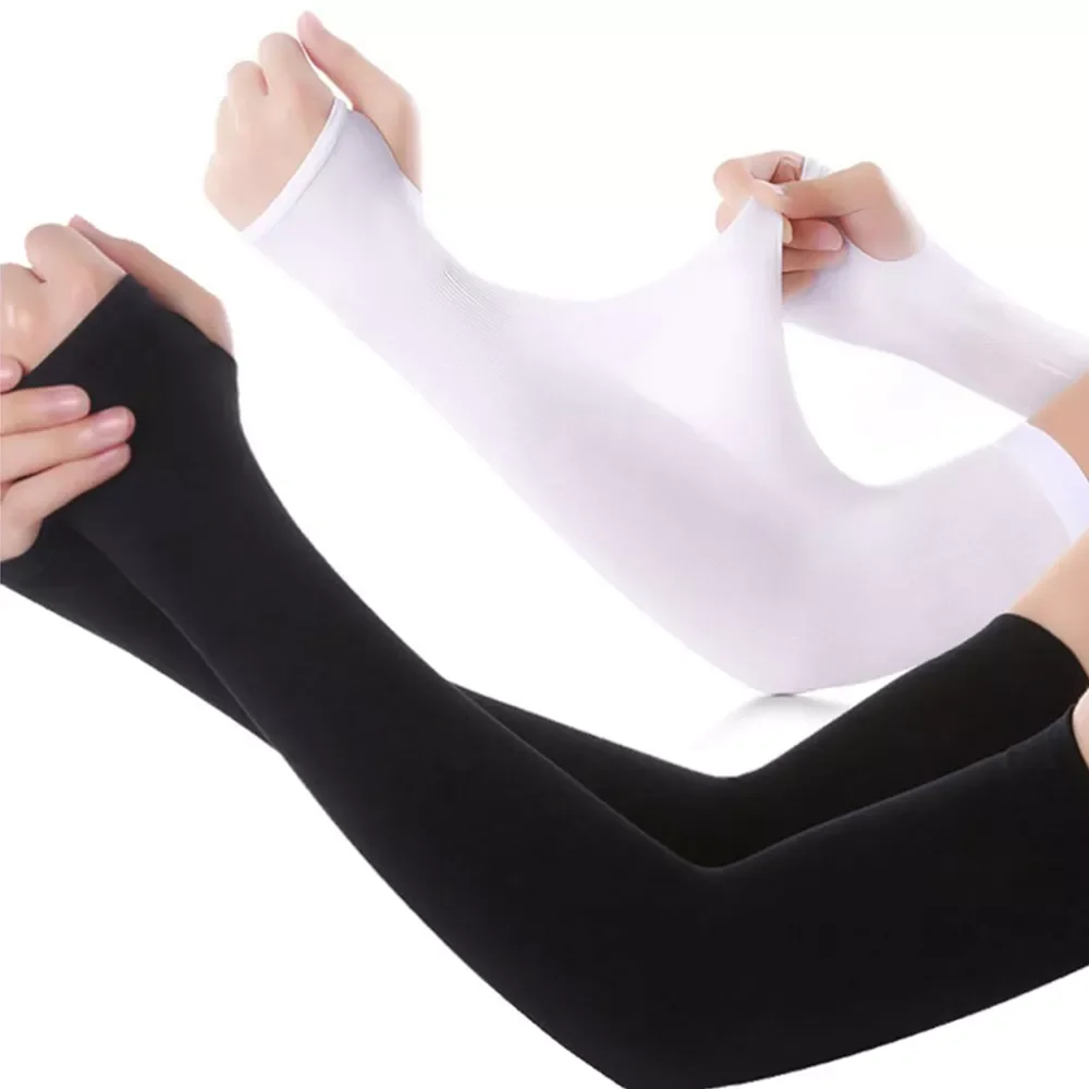 

Breathable Quick Dry UV Protection Running Arm Sleeves Basketball Elbow Pad Fitness Armguards Sports Cycling Arm Warmers