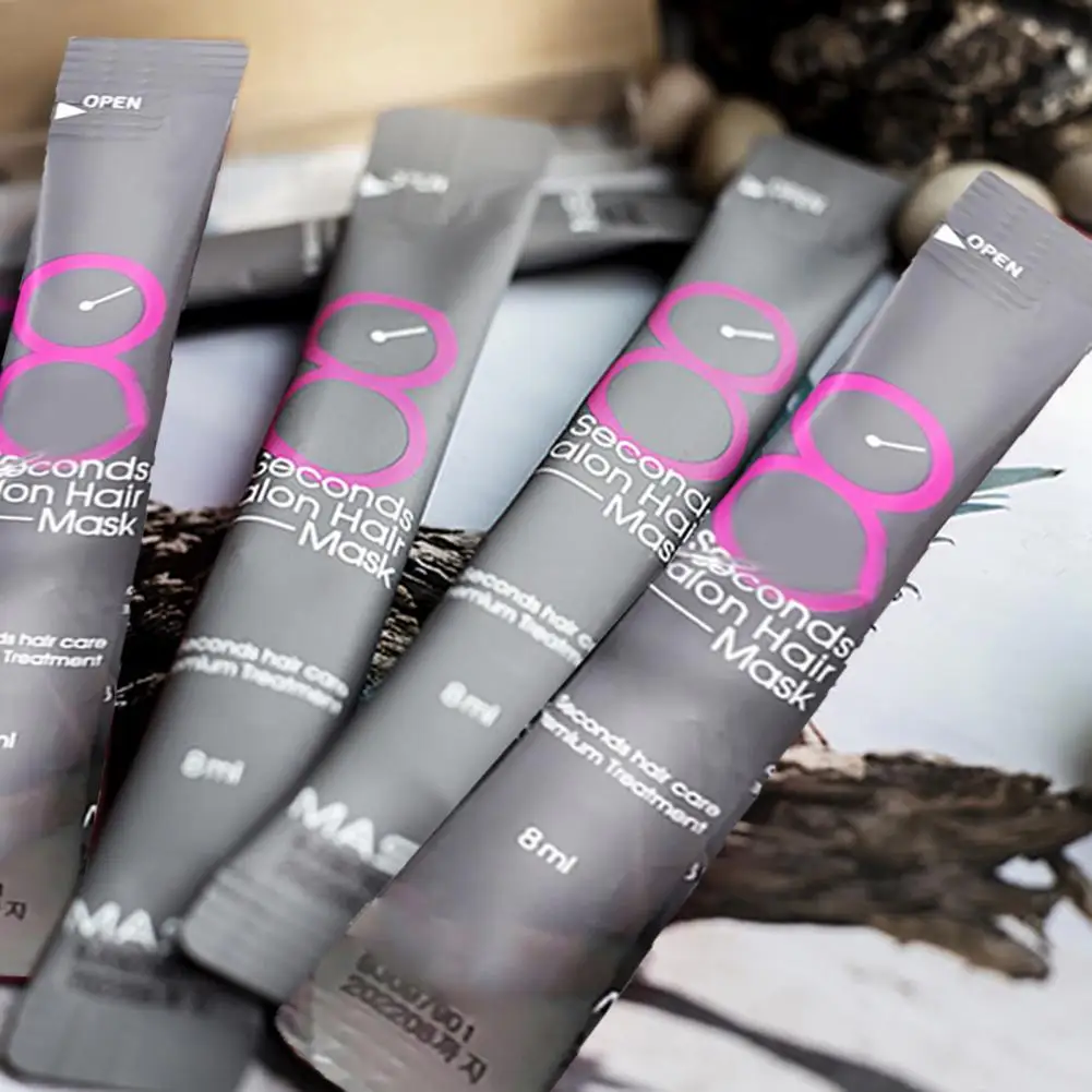 5/10Pcs Salon Keratin Hair Mask Conditioner Damage Repair Fast Dry Moisturizing Essence Oil Korean Supple Hydration Cream - купить по