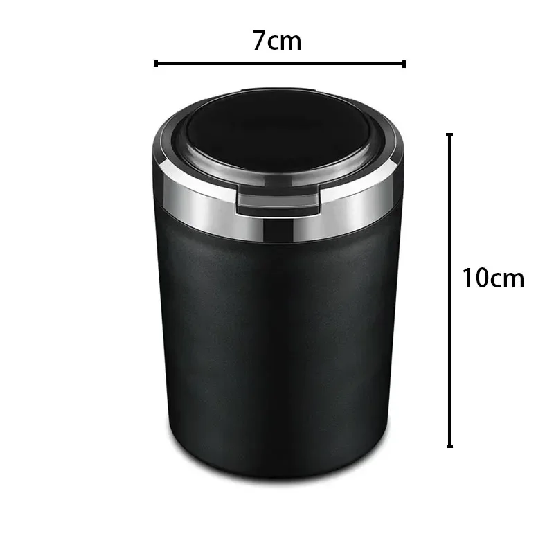 Портативная автомобильная пепельница со светодиодной подсветкой съемная для