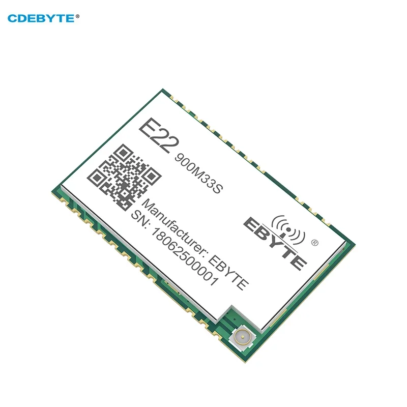 Фото SX1262 LoRa с расширенным спектром 32 м, высокоточный беспроводной модуль TCXO, 868/915 МГц, CDEBYTE E22-900M33S, модуль SPI 33 дБм SMD 16 км №1