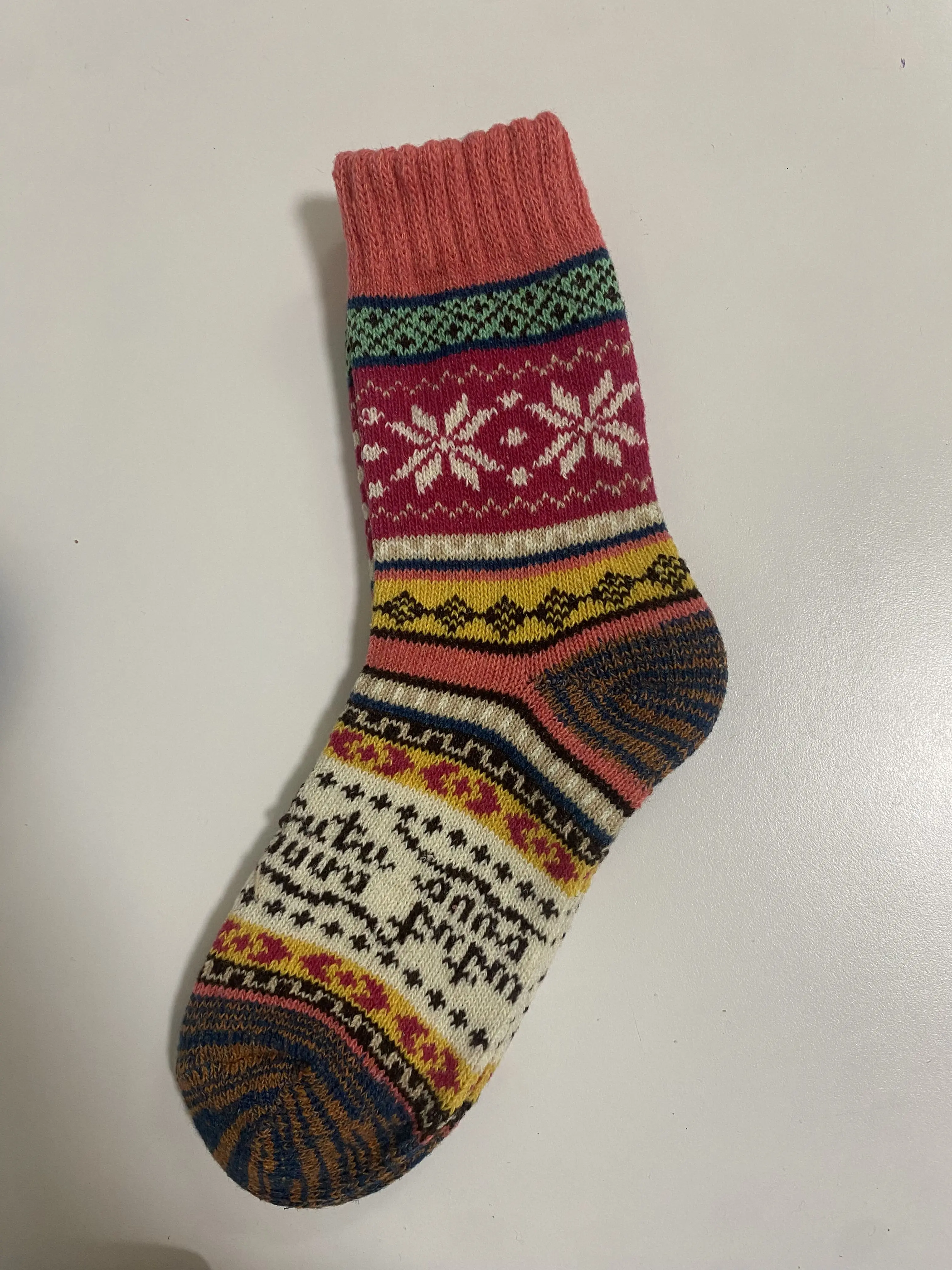 5 пар женские зимние носки из овечьей шерсти